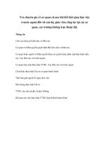 Tài liệu Trả chuyên gia về cơ quan cũ sau khi hết thời gian làm việc ở nước ngoài đối với cán bộ, giáo viên công tác tại các cơ quan, các trường không trực thuộc Bộ. pdf