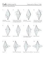 Tài liệu Nghệ thuật xếp hình Nhật Bản:EAGLE pptx