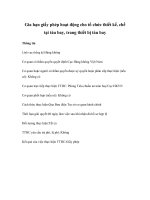 Tài liệu Gia hạn giấy phép hoạt động cho tổ chức thiết kế, chế tại tàu bay, trang thiết bị tàu bay ppt