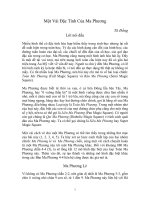 Tài liệu Một Vài Đặc Tính Của Ma Phương pptx