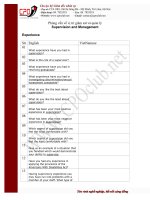 Tài liệu Quản lý và giám sát ( Supervision and Management ) docx