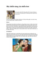 Tài liệu Hãy khiến nàng yêu nhiều hơn pdf