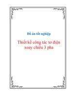 Tài liệu Đồ án tốt nghiệp Thiết kế công tác tơ điện xoay chiều 3 pha pdf
