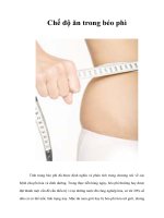 Tài liệu Chế độ ăn trong béo phì doc
