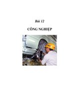 Tài liệu CÔNG NGHIỆP - Tiết 1 pptx