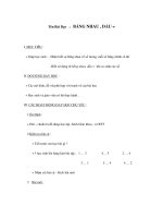 Tài liệu Tóan 1 - BẰNG NHAU , DẤU = pdf