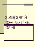 Tài liệu Quan hệ giao tiếp docx