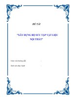 Tài liệu ĐỀ TÀI NGHIÊN CỨU KHOA HỌC 