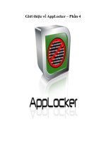 Tài liệu Giới thiệu về AppLocker – Phần 4 docx