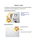 Tài liệu Thiệp hoa 5 phút pptx