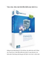 Tài liệu Voice chat, video chat khi điều khiển máy tính từ xa doc