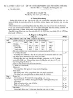 Tài liệu Hướng dẫn chấm đề thi chính thức môn Địa lý - không phân ban năm 2006 docx