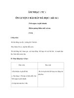 Tài liệu ÂM NHẠC - ÔN LUYỆN 3 BÀI HÁT ĐÃ HỌC pdf