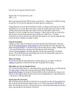 Tài liệu Các tiện ích mở rộng cho Mozilla Firefox pdf