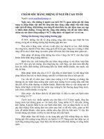 Tài liệu CHĂM SÓC RĂNG MIỆNG Ở NGƯỜI CAO TUỔI pdf