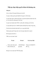 Tài liệu Tiếp tục thực hiện quyền thăm dò khoáng sản pdf