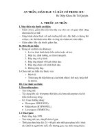 Tài liệu GIÁO TRÌNH AN THẦN, GIẢM ĐAU VÀ DÃN CƠ TRONG ICU docx