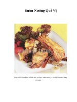 Tài liệu Sườn Nướng Quế Vị pdf
