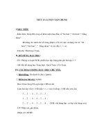 Tài liệu Tóan 1 - TIẾT 15 :LUYỆN TẬP CHUNG doc