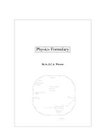 Physics formulary  