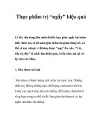 Tài liệu Thực phẩm trị “ngấy” hiệu quả ppt