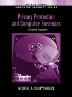 Tài liệu Privacy Protection and Computer Forensics ppt