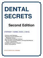 Tài liệu Dental Secrets_ Second Edition doc