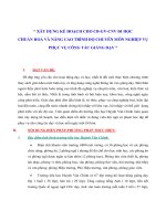 Tài liệu “ XÂY DỰNG KẾ HOẠCH CHO CB-GV-CNV ĐI HỌC CHUẨN HOÁ VÀ NÂNG CAO TRÌNH ĐỘ CHUYÊN MÔN NGHIỆP VỤ PHỤC VỤ CÔNG TÁC GIẢNG DẠY ” ppt