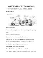 Tài liệu OXFORD PRACTICE GRAMMAR 49 ppt
