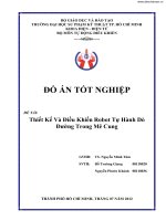 Đồ án tốt nghiệp: Thiết kế và điều khiển robot tự hành dò đường trong mê cung