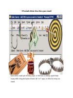 Tài liệu 10 mánh khóe lừa đảo qua email ppt