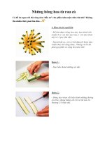 Tài liệu Những bông hoa từ rau củ doc