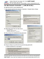 Tài liệu Cài đặt Domain Controller ppt
