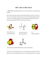 Tài liệu SIÊU AXÍT & SIÊU BAZƠ doc