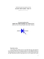 Tài liệu Hướng dẫn đồ án điện tử P1 ppt