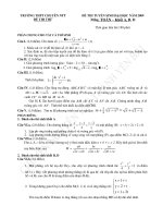 Tài liệu Đề thi thử đại học môn Toán khối A, B, D năm 2009 - THPT chuyên NTT ppt
