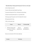 Tài liệu Chấp thuận đăng ký Nhượng quyền thương mại từ Việt Nam ra nước ngoài docx