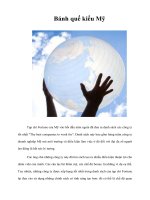 Tài liệu Bánh quế kiểu Mỹ pdf