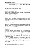 Tài liệu Chương IV: Các bài toán đường đi pptx