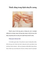 Tài liệu Thuốc dùng trong bệnh nhuyễn xương docx