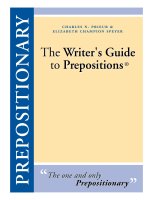 Tài liệu The Writer'''' s Guide to Prepositions docx