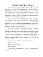 Tài liệu CHRONIC KIDNEY DISEASE pdf