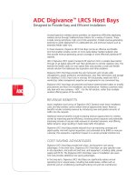 Tài liệu ADC Digivance™ LRCS Host Bays Designed to Provide Easy and Efficient Installation ppt