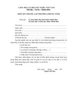 Tài liệu BM.GD-DT.03 - Đơn xin thành lập trường(Trung tâm) pptx