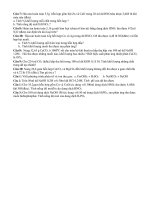 Tài liệu Đề học kỳ I môn Hóa lớp 12 docx