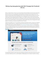 6 Ứng dụng cho phát triển fanpage tốt nhất
