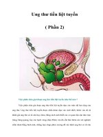 Tài liệu Ung thư tiền liệt tuyến ( Phần 2) doc