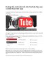 Hướng dẫn cách kiếm tiền trên YouTube hiệu quảvà kiếm được tiền ngay