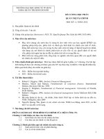 HOẠCH ĐỊNH NGÂN lưu dự án NHÀ máy CHẾ BIẾN TINH bột KHOAI mỳ 