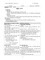 Tài liệu Giáo án chính khóa - Hoá học 12 doc